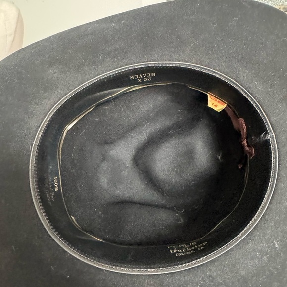 Vintage beaver 20x custom Cowboy Hat rancher western coastal cowgirl festival - Picture 5 of 8